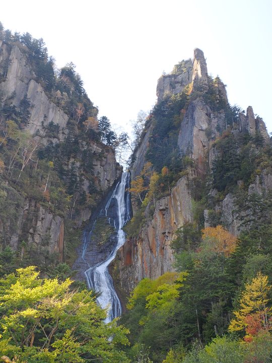 銀河の滝と紅葉